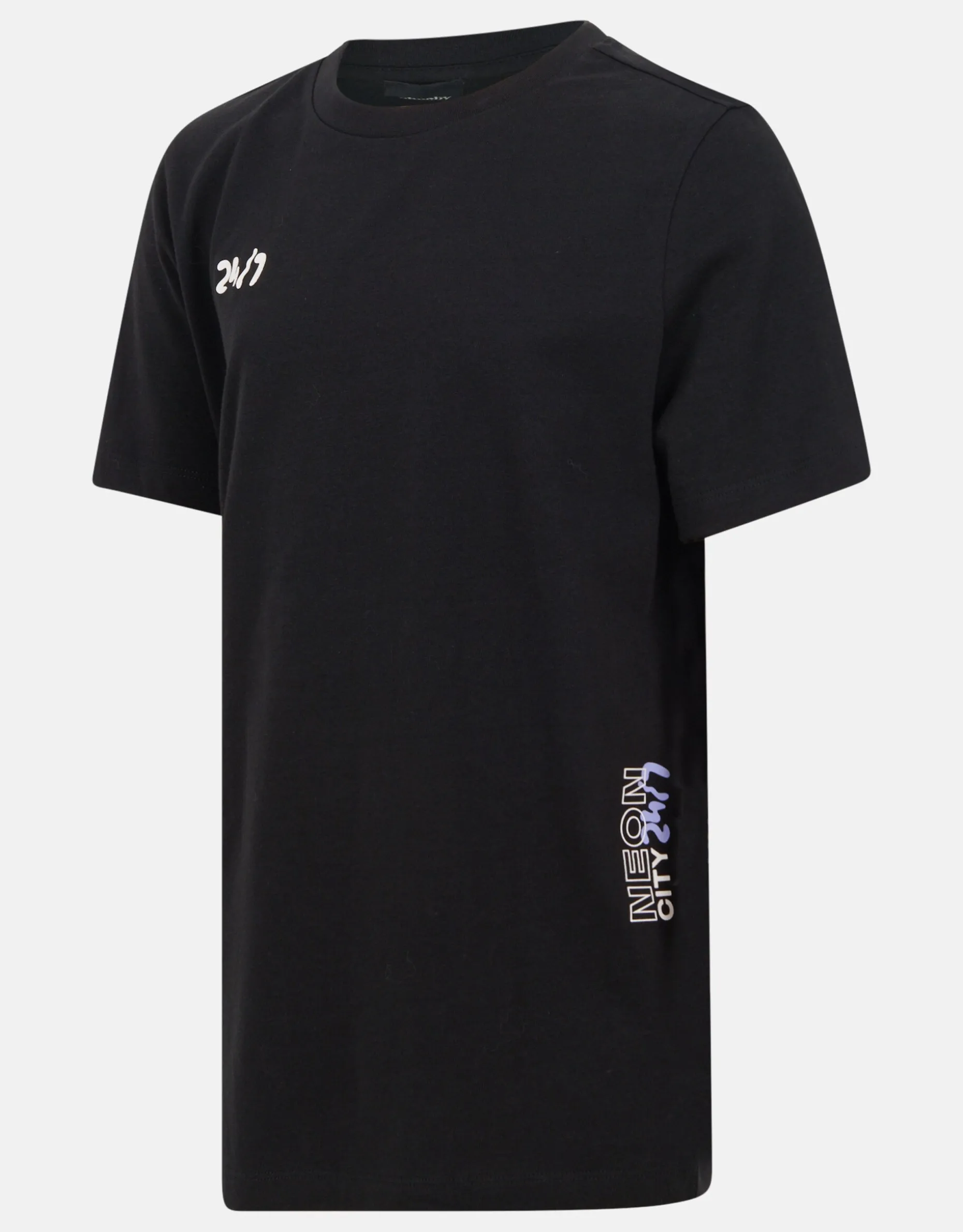 Neon Artwork T-shirt Zwart