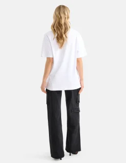 Oversized Basic T-shirt Wit