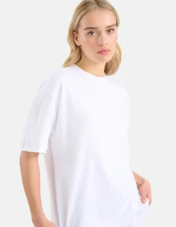 Oversized Basic T-shirt Wit