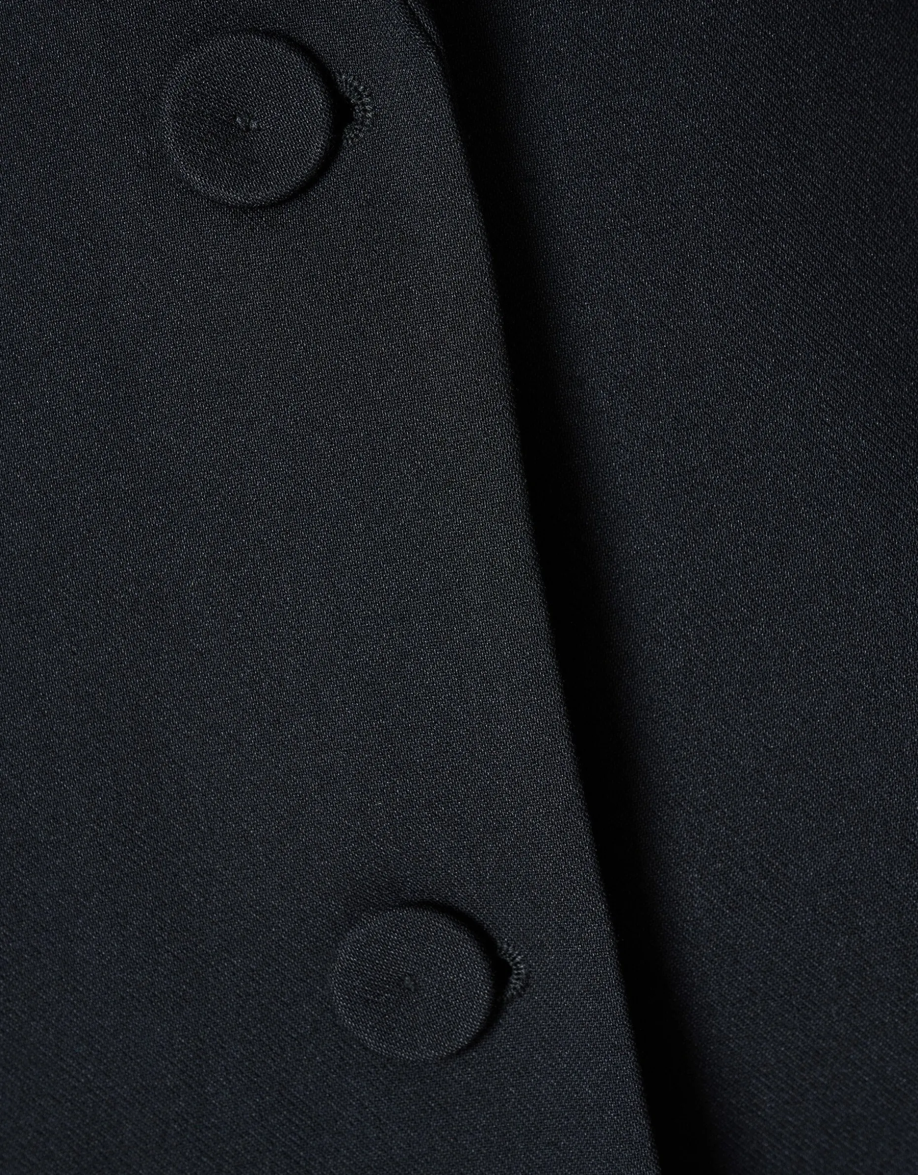 Oversized Strik Blazer Zwart
