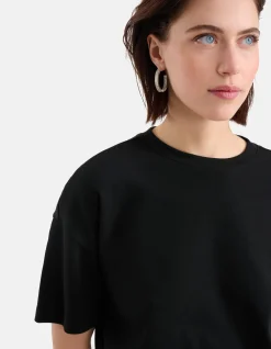 Oversized T-shirt Zwart