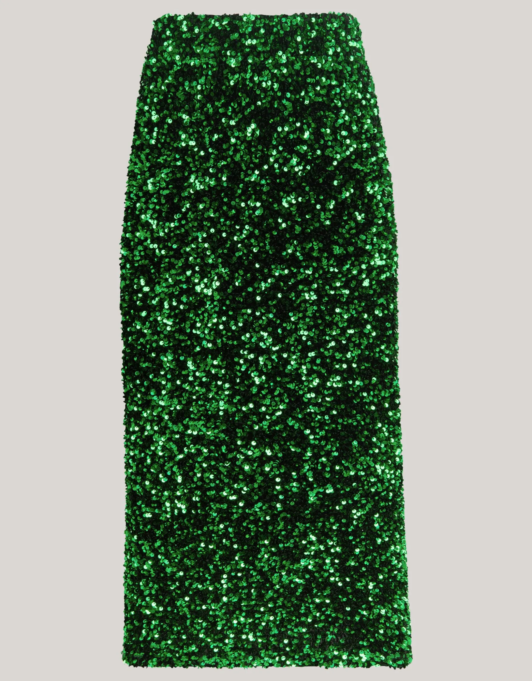 Pailetten Maxi Rok Groen