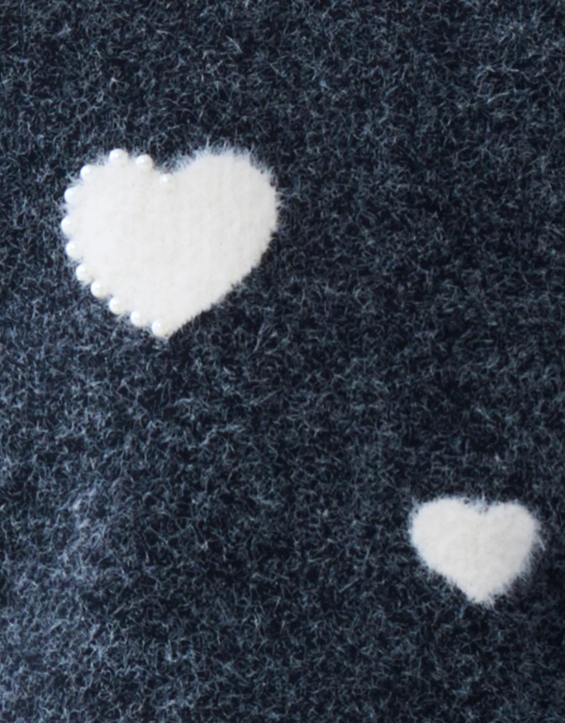 Pearl Heart Trui Zwart