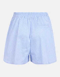Pinstripe Strass Short Lichtblauw