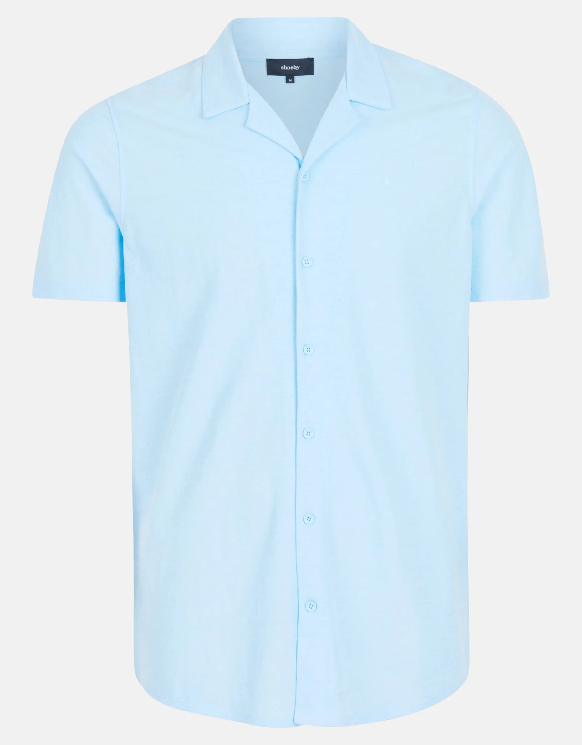 Pique Shirt Lichtblauw