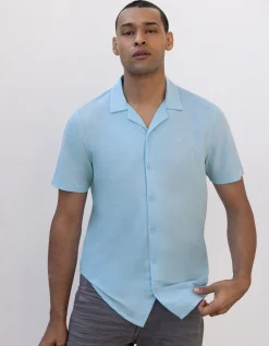 Pique Shirt Lichtblauw