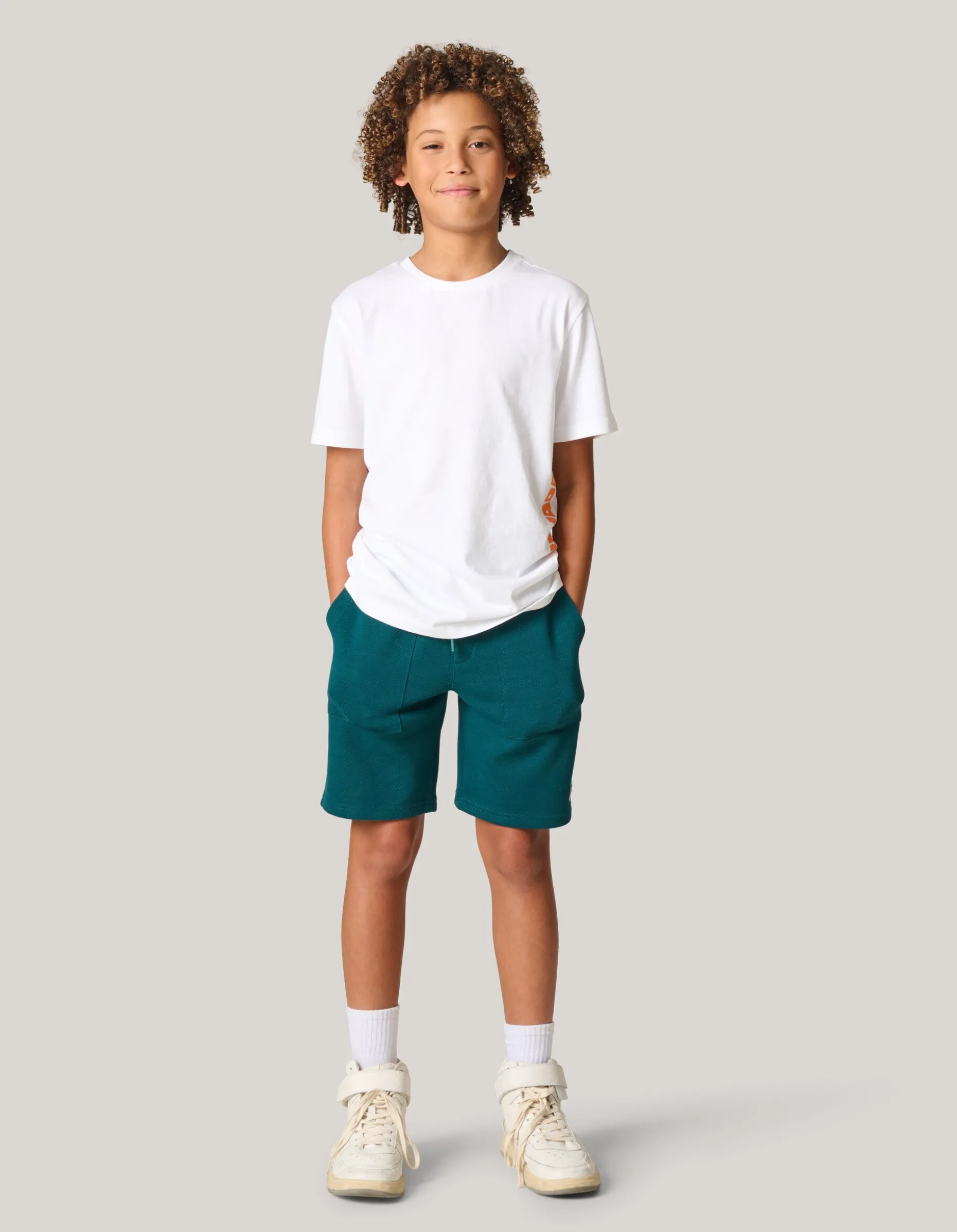 Pique Short Donkergroen