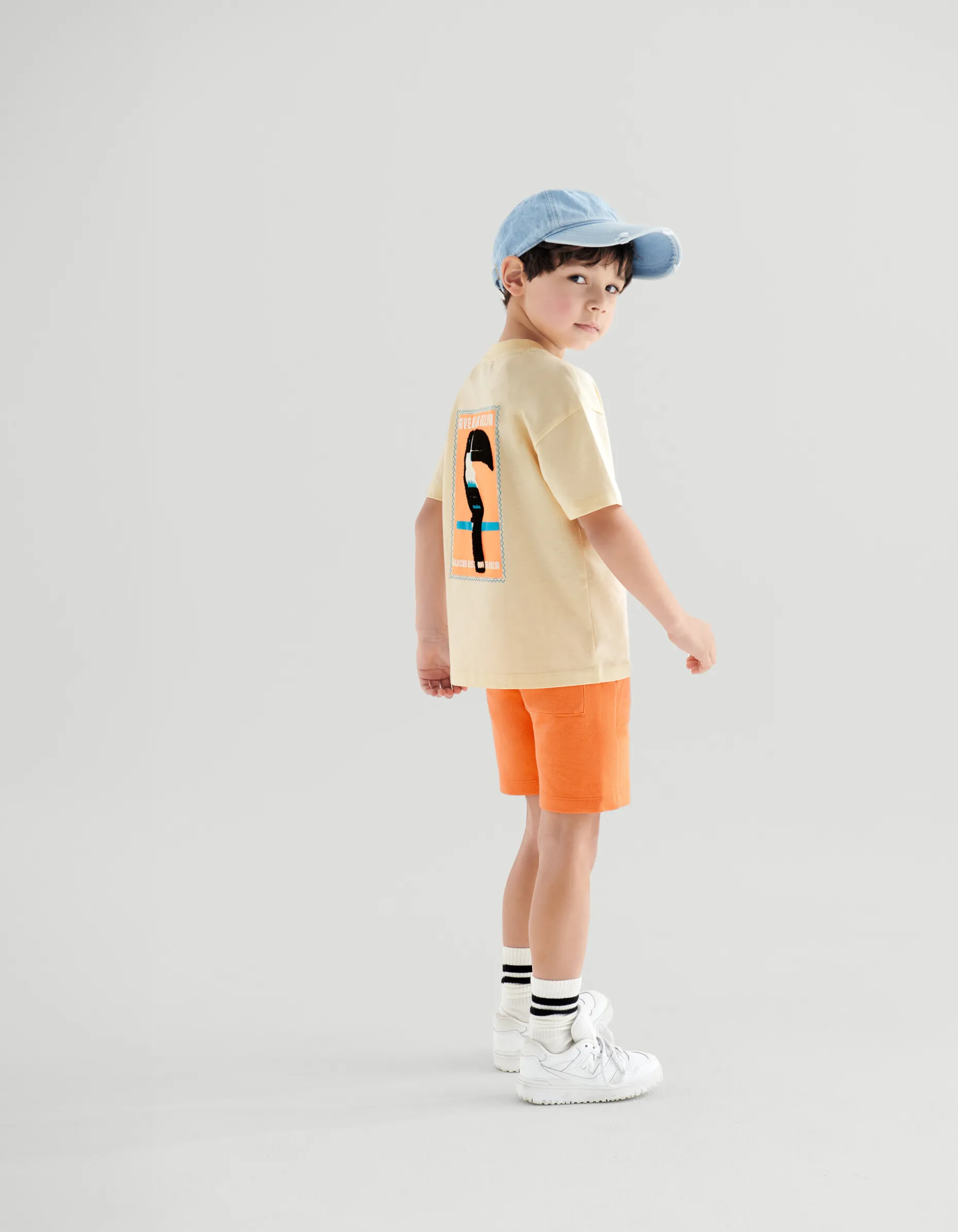 Pique Short Oranje