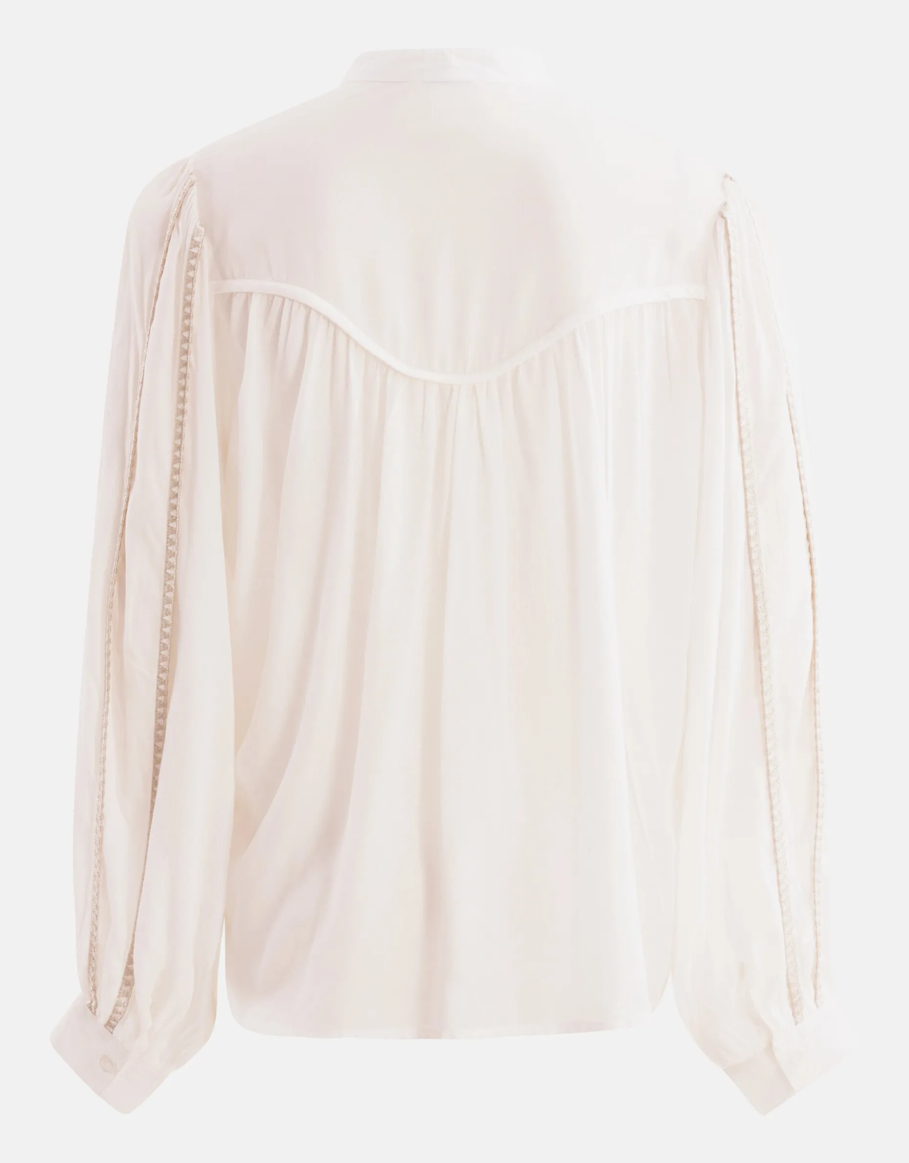 Pleated Blouse Gebroken Wit By Mieke