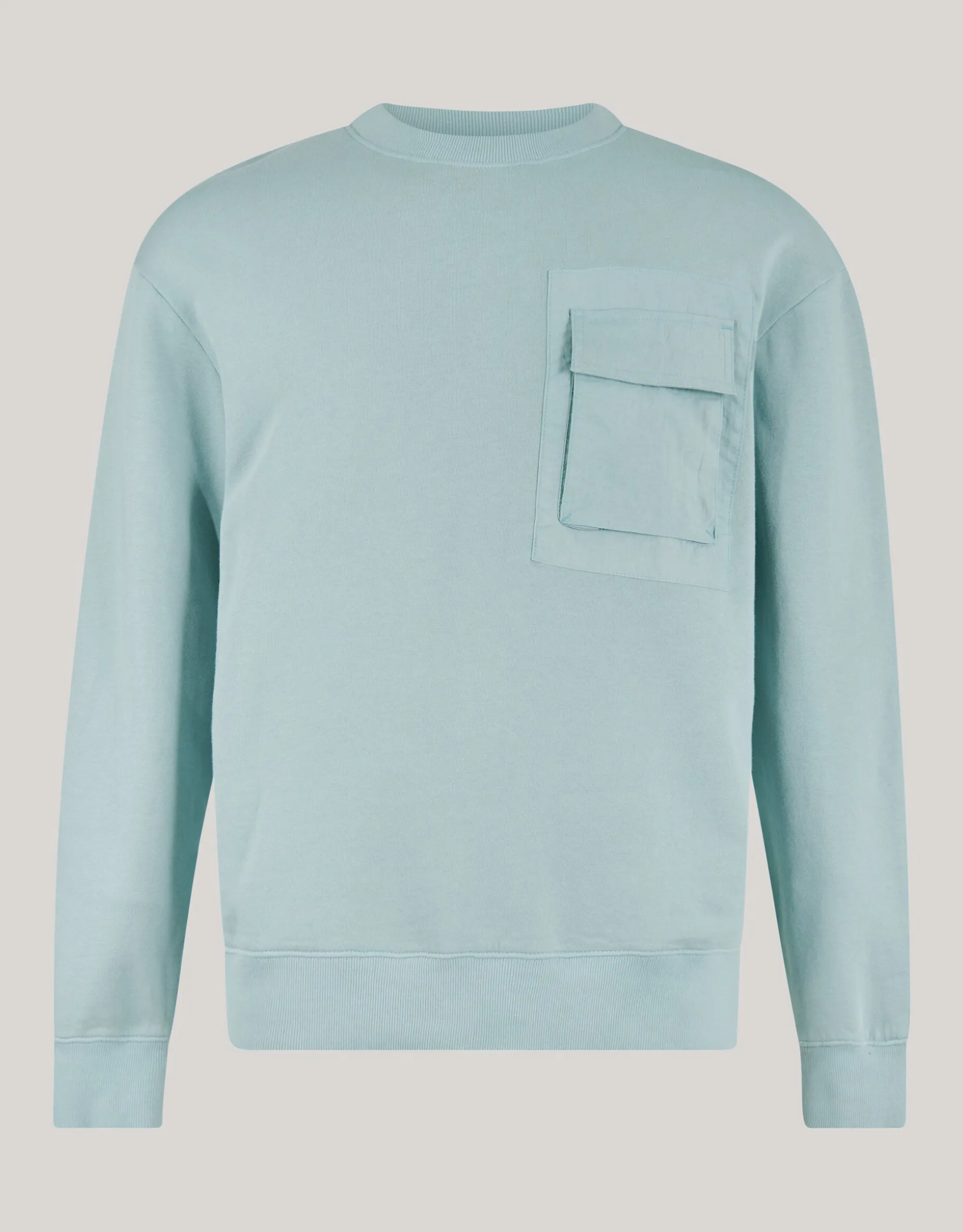 Pocket Sweater Lichtgroen