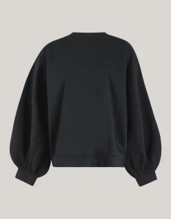 Poff Sleeve Sweater Zwart By Lonneke