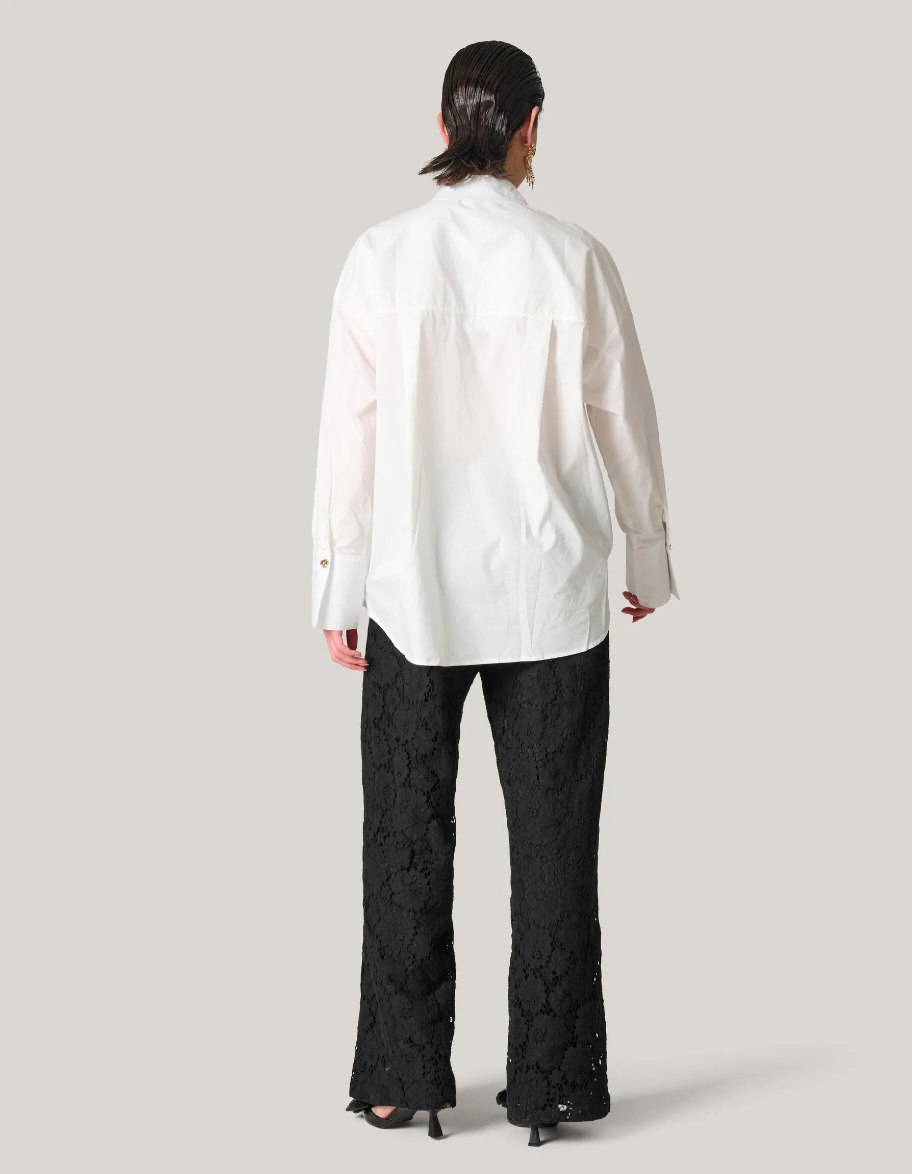 Poplin Blouse Wit