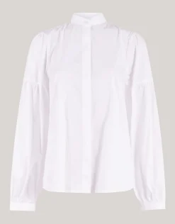 Poplin Blouse Wit By Lonneke