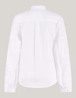 Poplin Blouse Wit By Lonneke