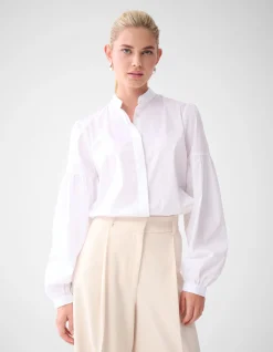 Poplin Blouse Wit By Lonneke