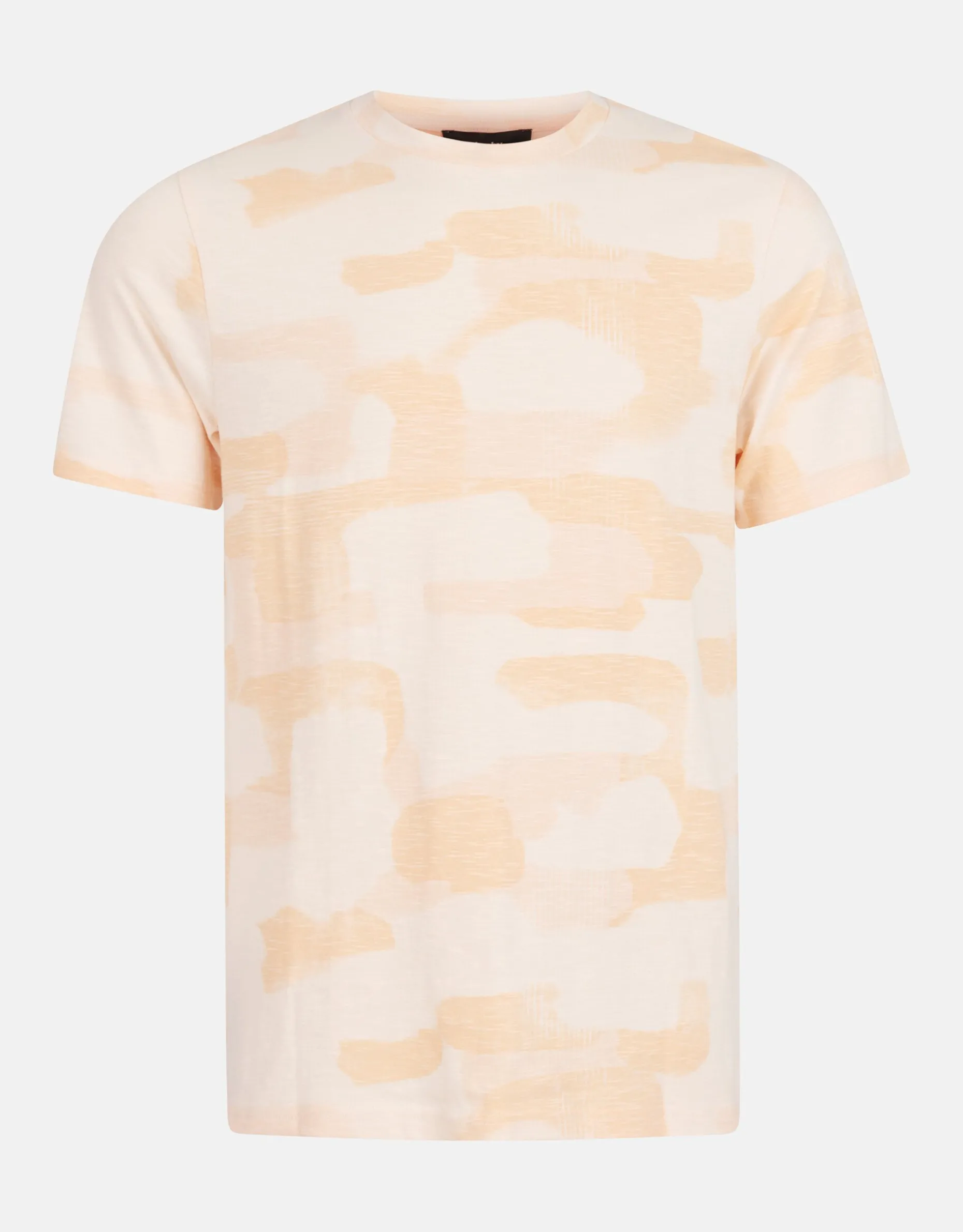 Printed Camo T-shirt Oranje