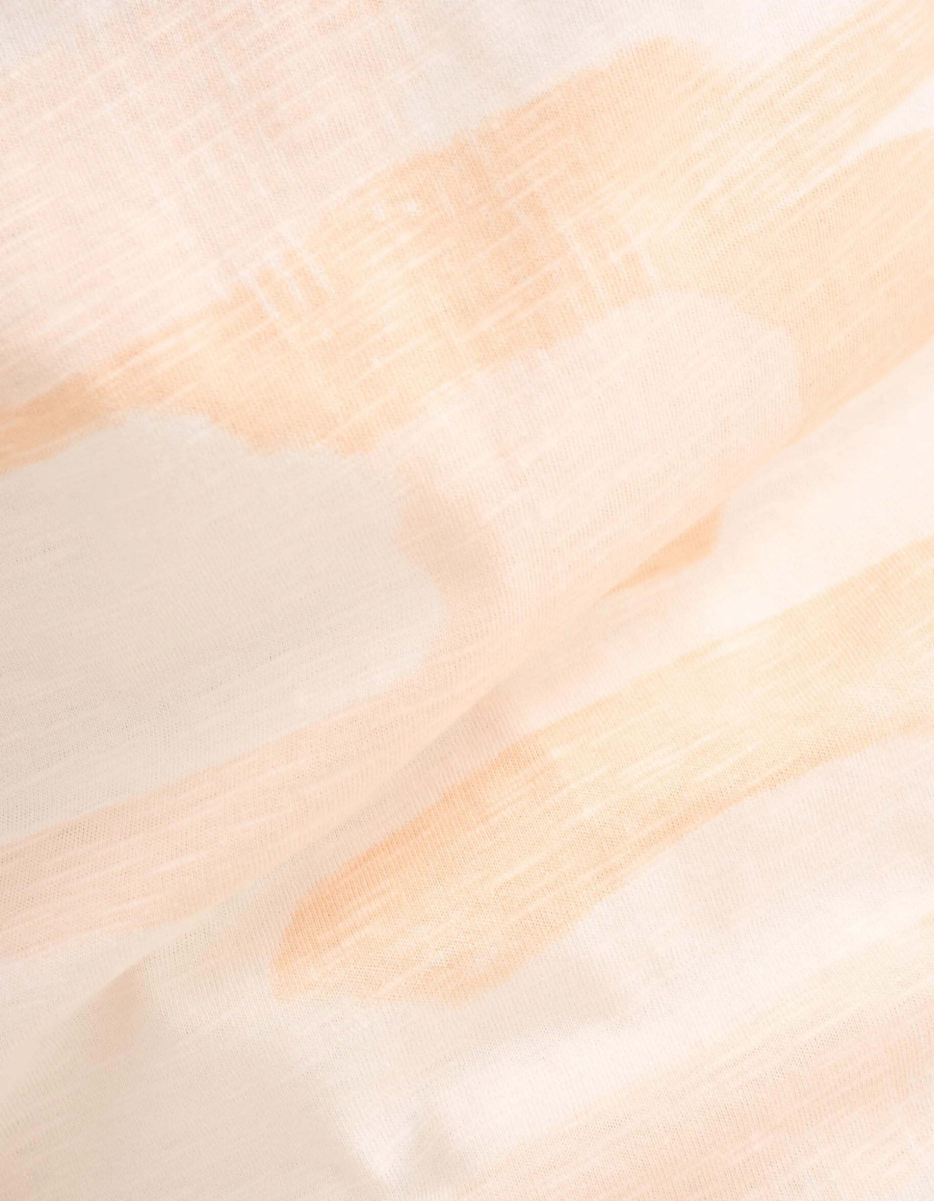 Printed Camo T-shirt Oranje