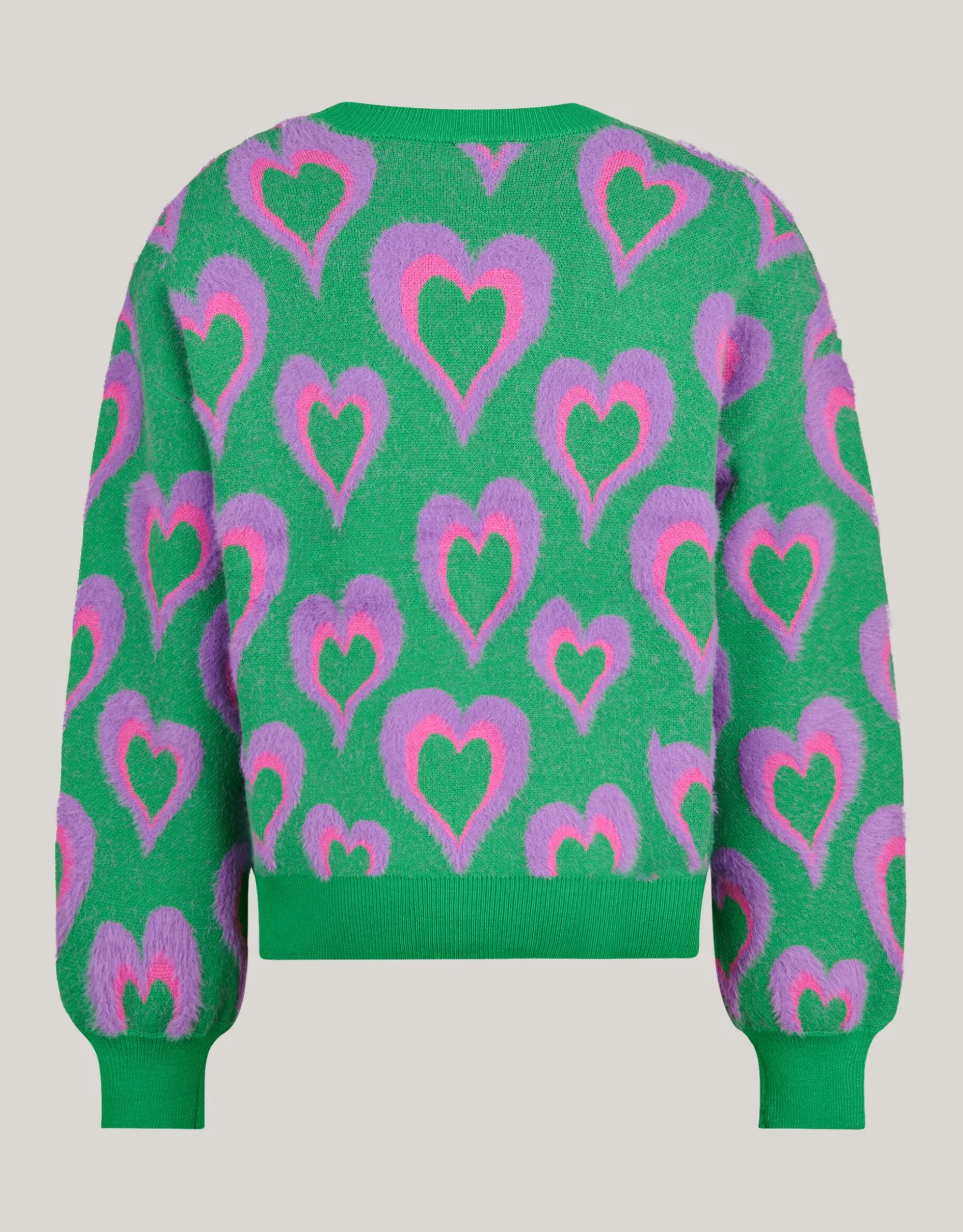 Printed Cardigan Groen