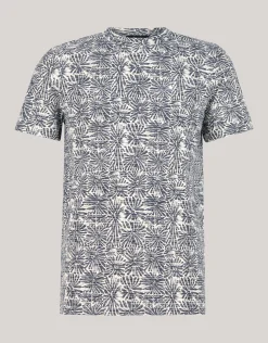 Printed Flower T-shirt Zwart