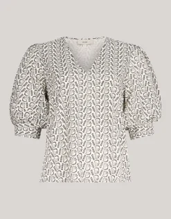 Printed Heart Top Wit
