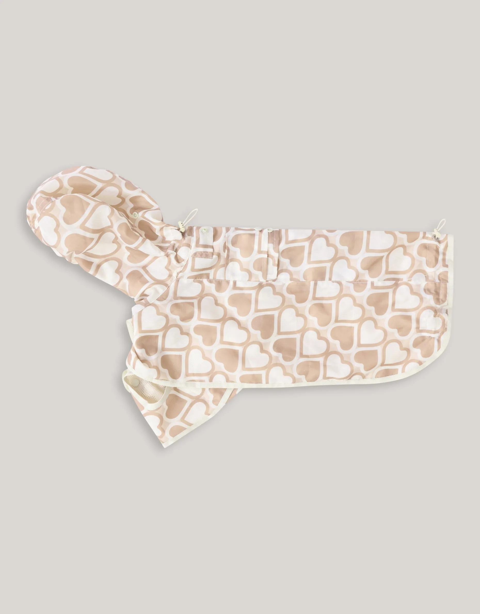 Printed Honden Regenjas Gebroken Wit By Furmey