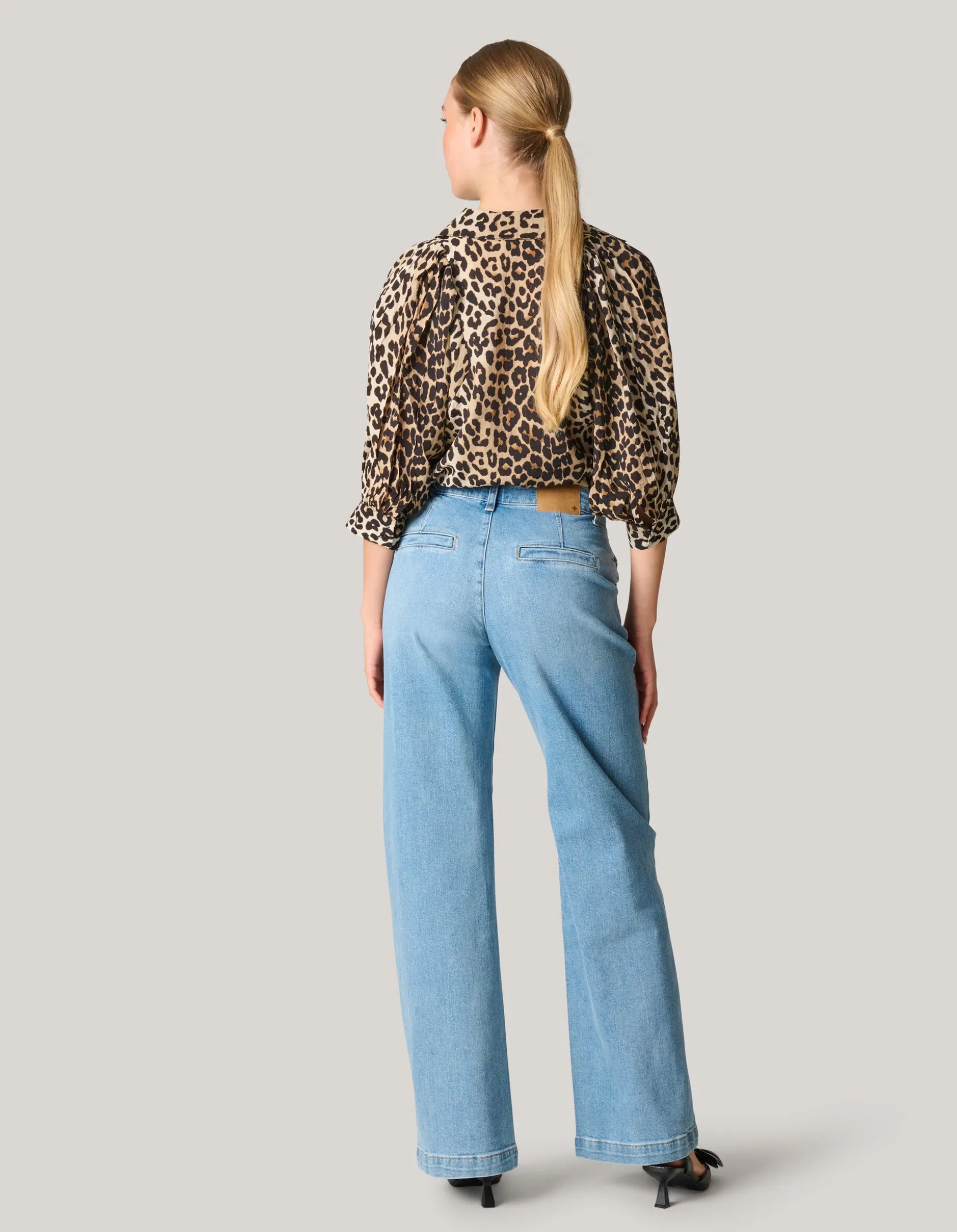 Printed Leopard Blouse