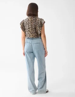 Printed Leopard Top