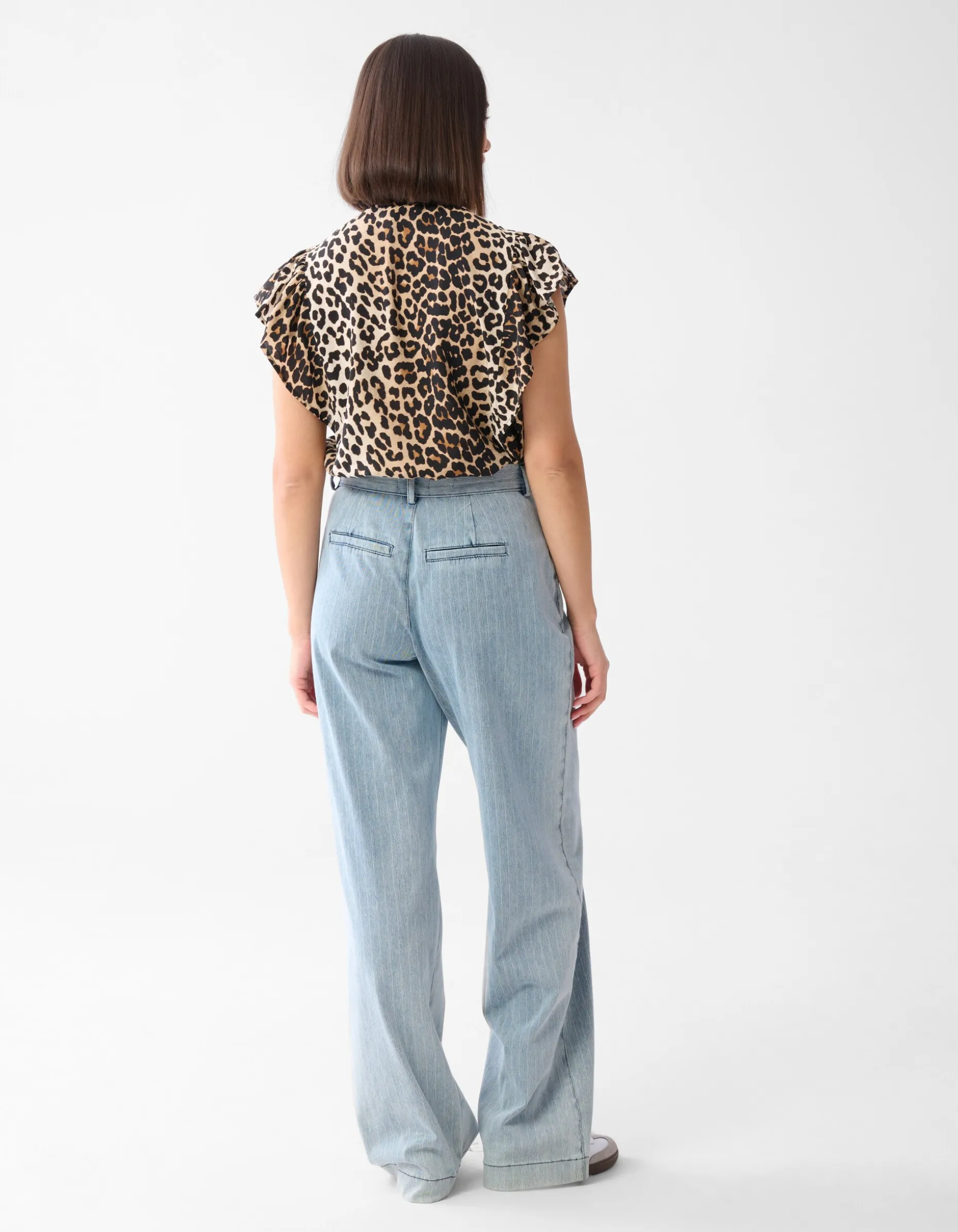 Printed Leopard Top