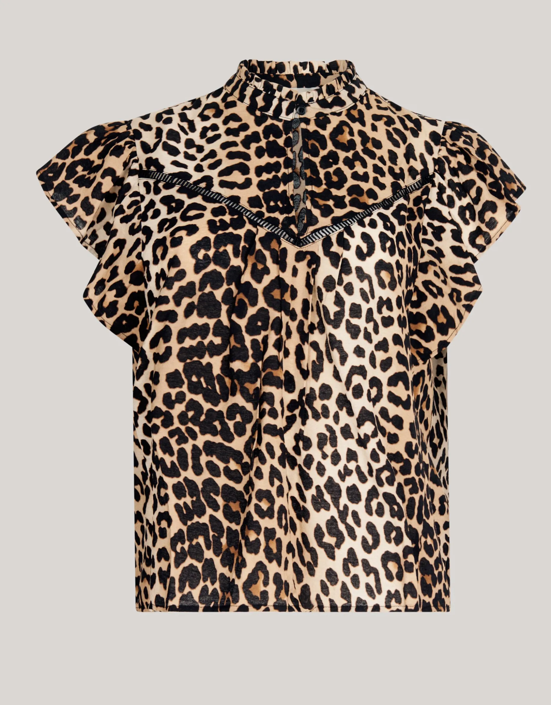 Printed Leopard Top