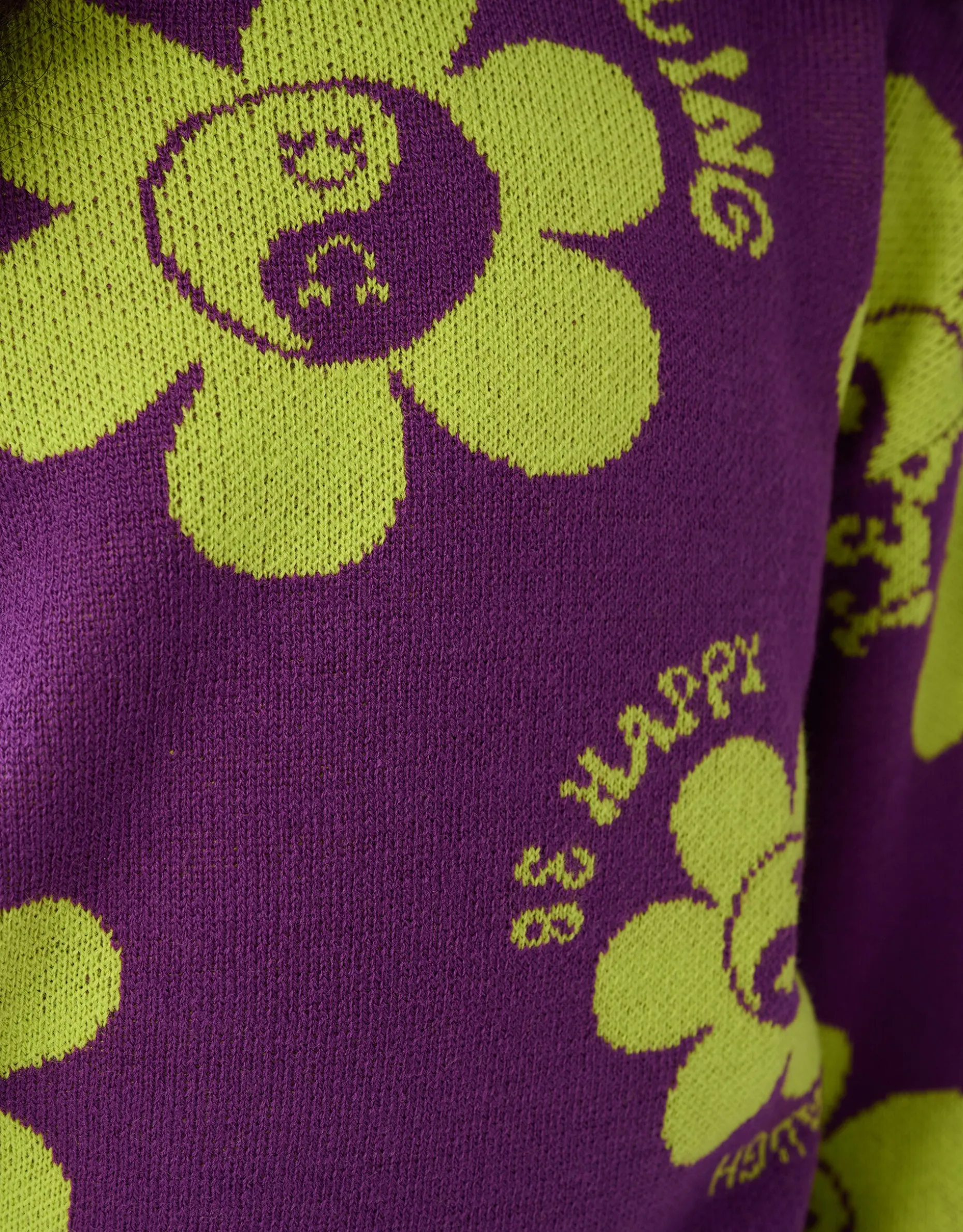 Printed Trui Paars