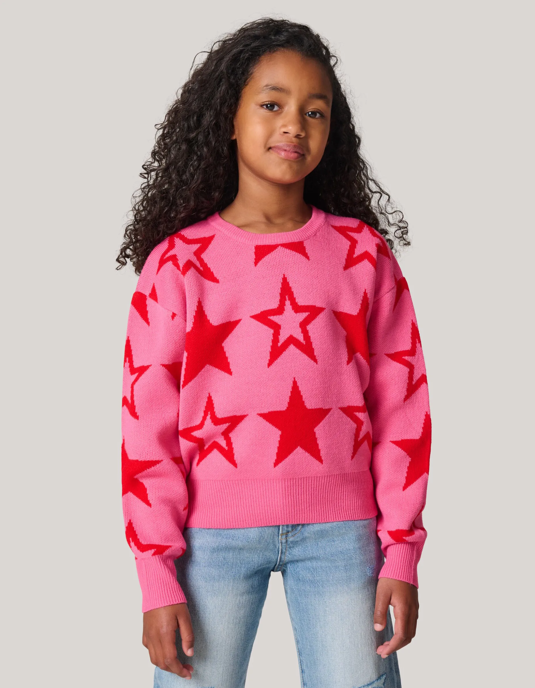 Printed Trui Roze