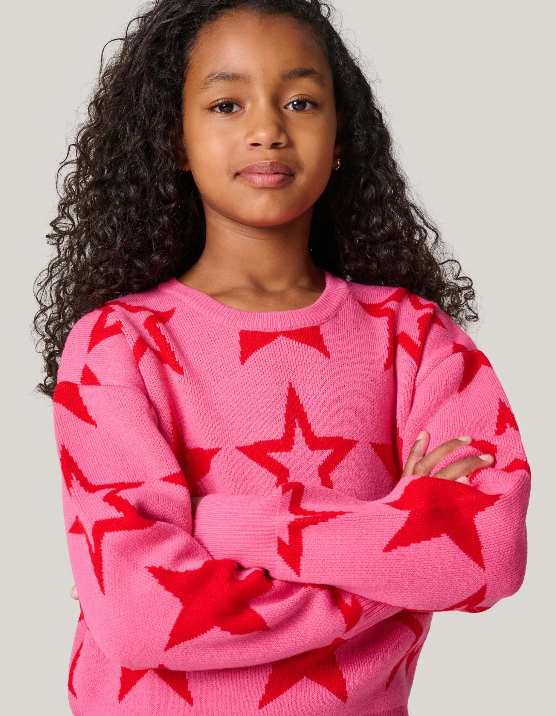 Printed Trui Roze