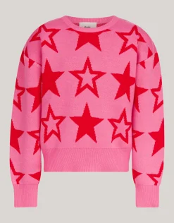 Printed Trui Roze