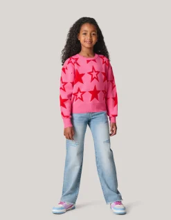 Printed Trui Roze