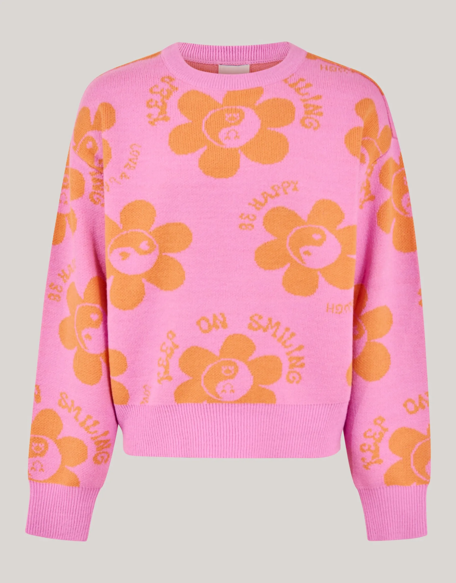 Printed Trui Roze