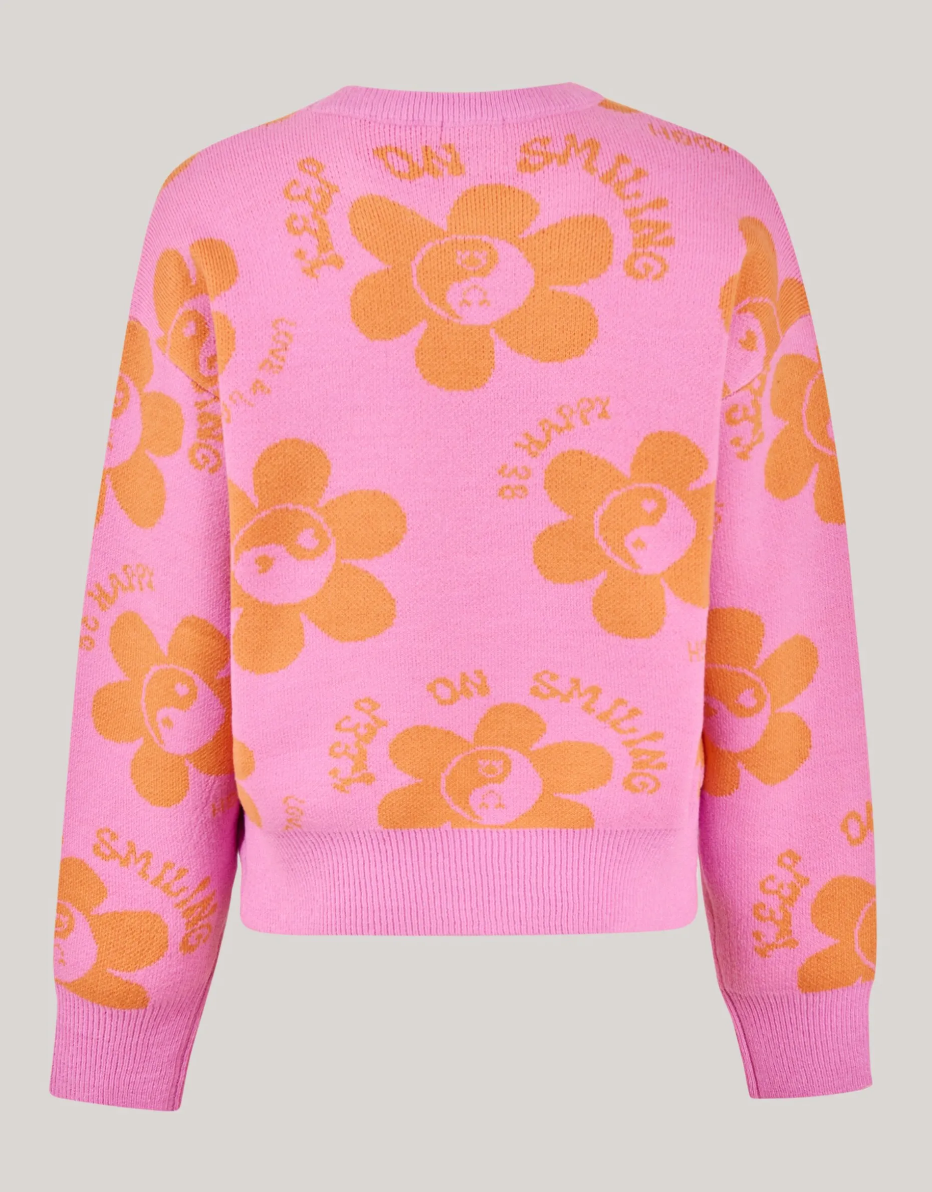 Printed Trui Roze