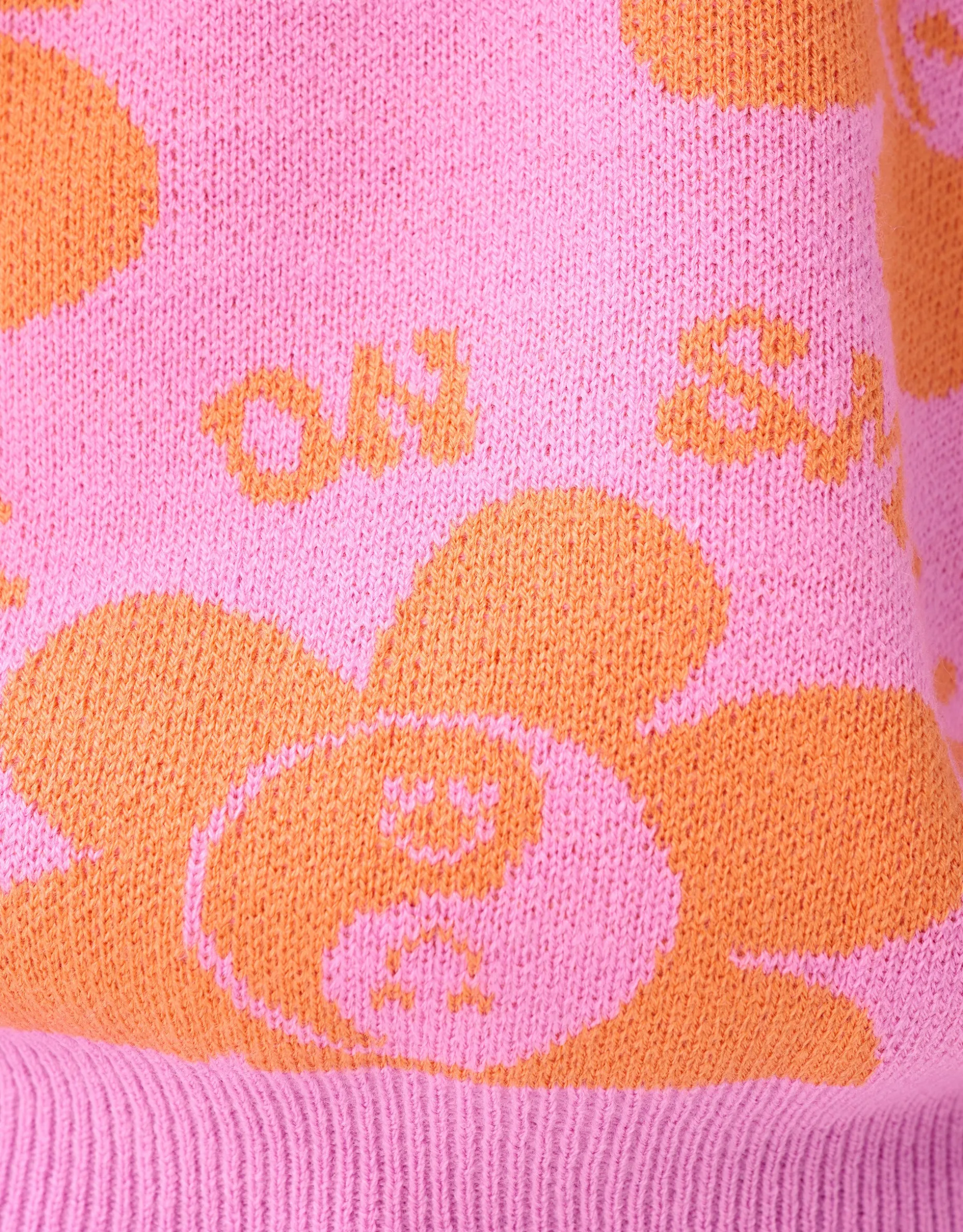 Printed Trui Roze