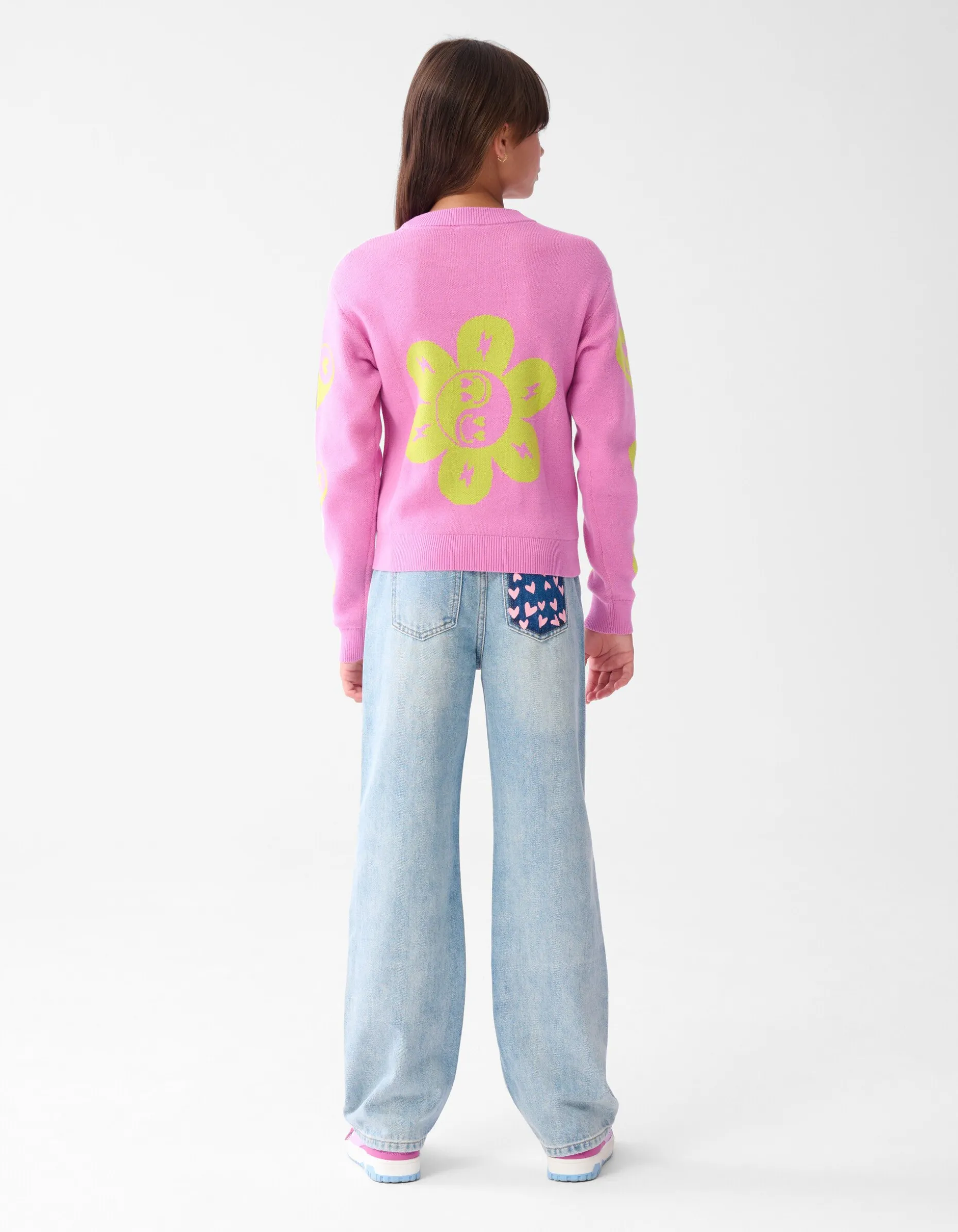 Printed Trui Roze