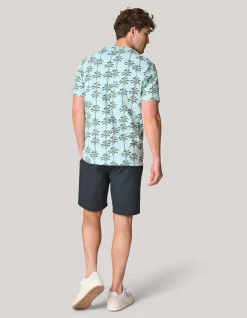 Printed T-shirt Lichtblauw
