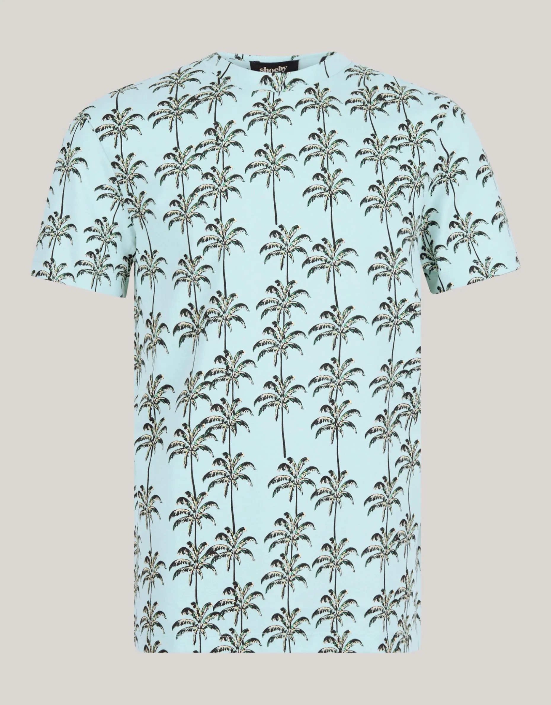 Printed T-shirt Lichtblauw