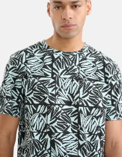 Printed T-shirt Lichtgroen