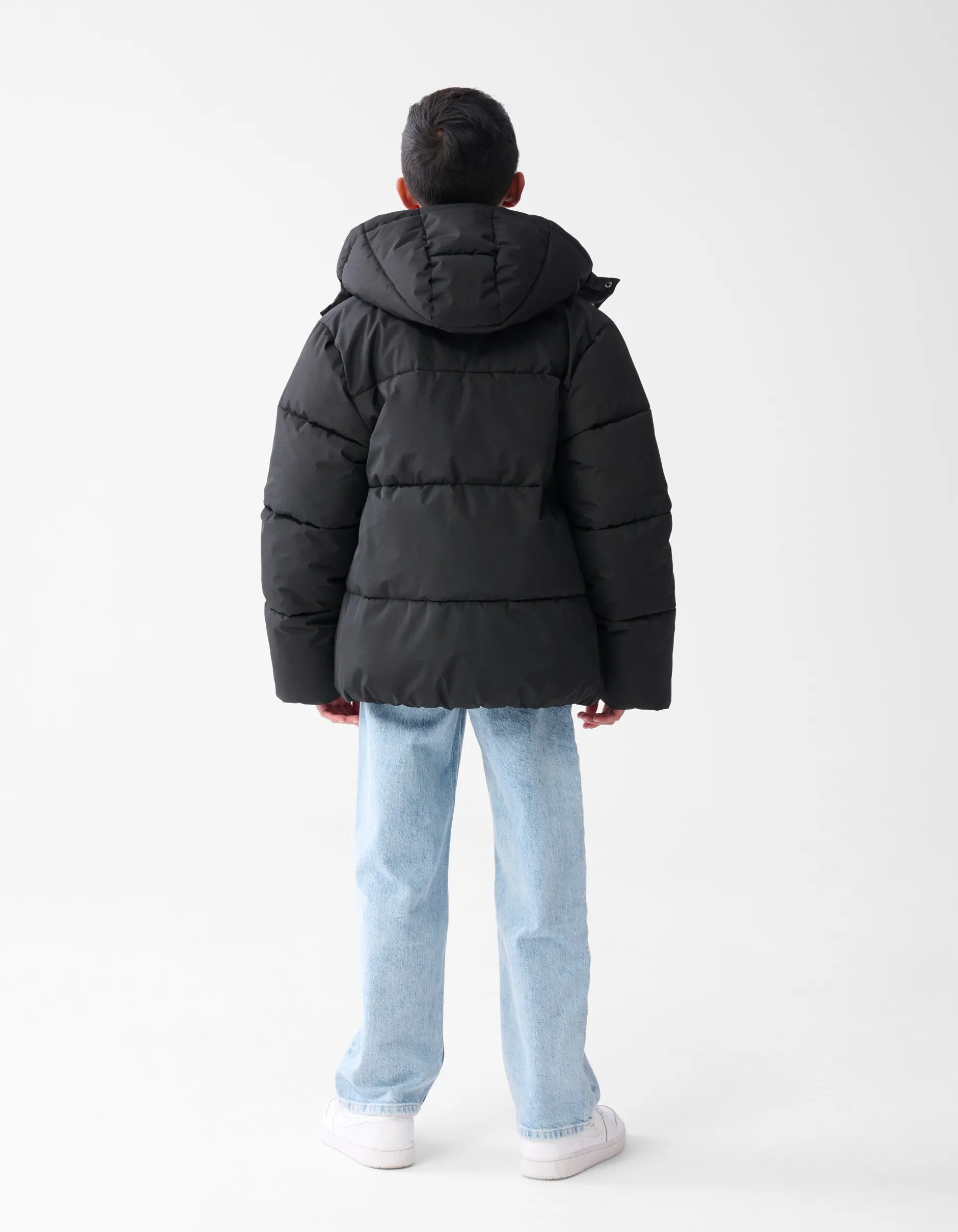 Puffer Jas Zwart