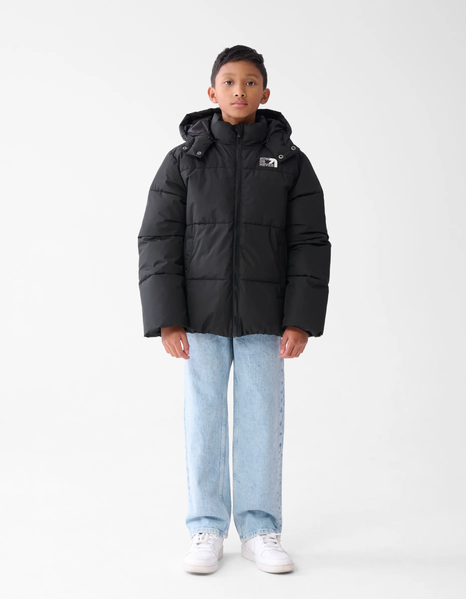 Puffer Jas Zwart
