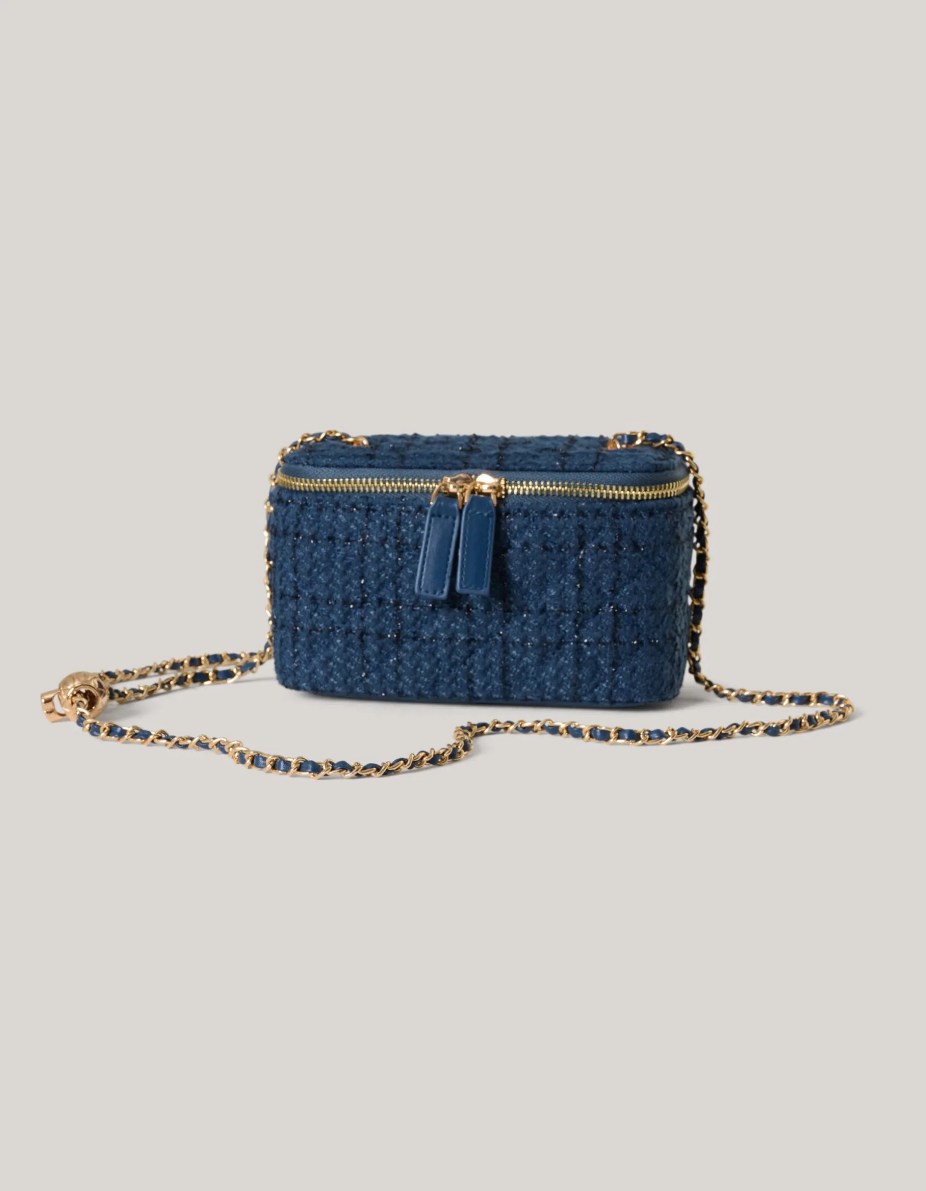 Quilted Tas Donkerblauw