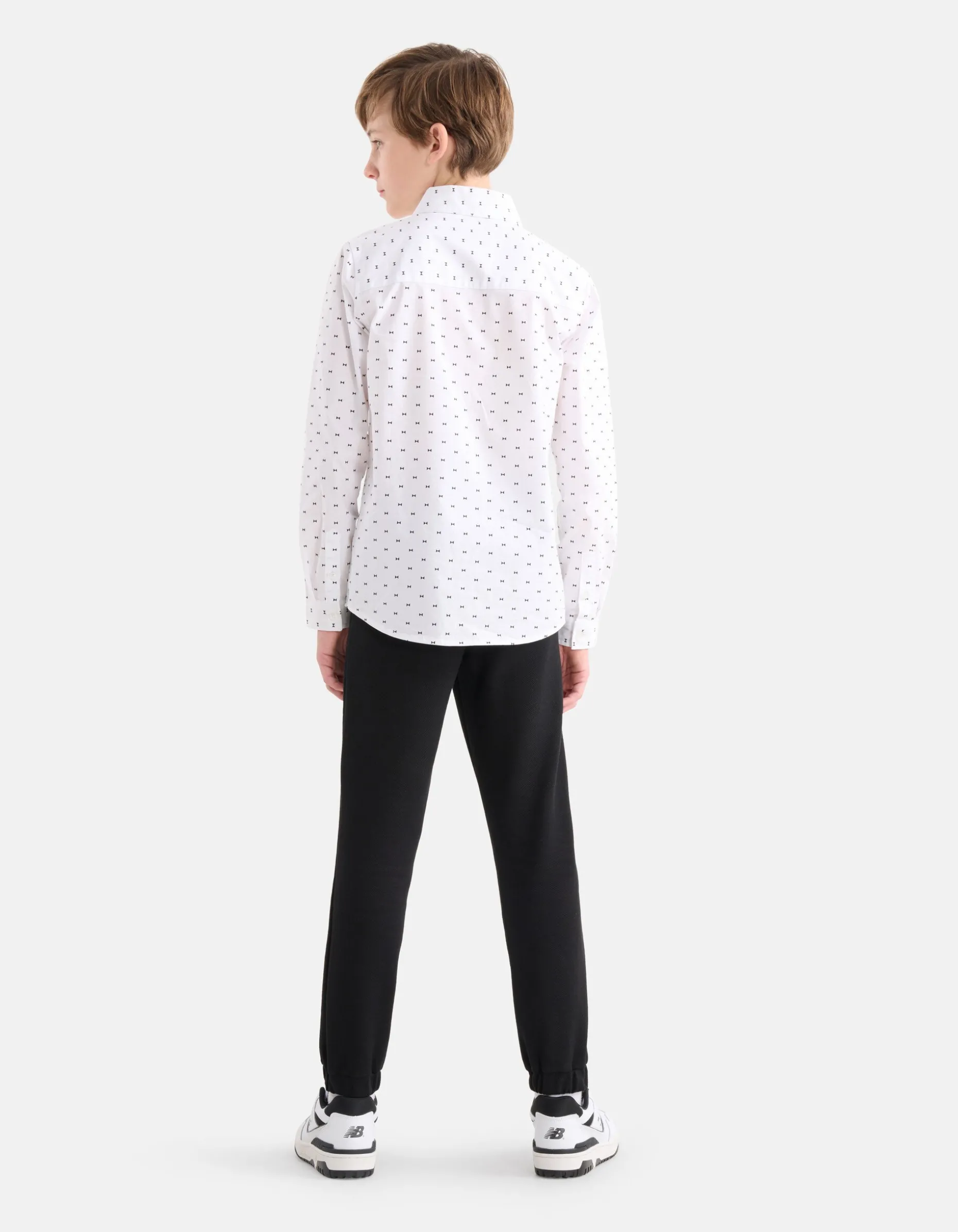 Regular Fit Broek Zwart