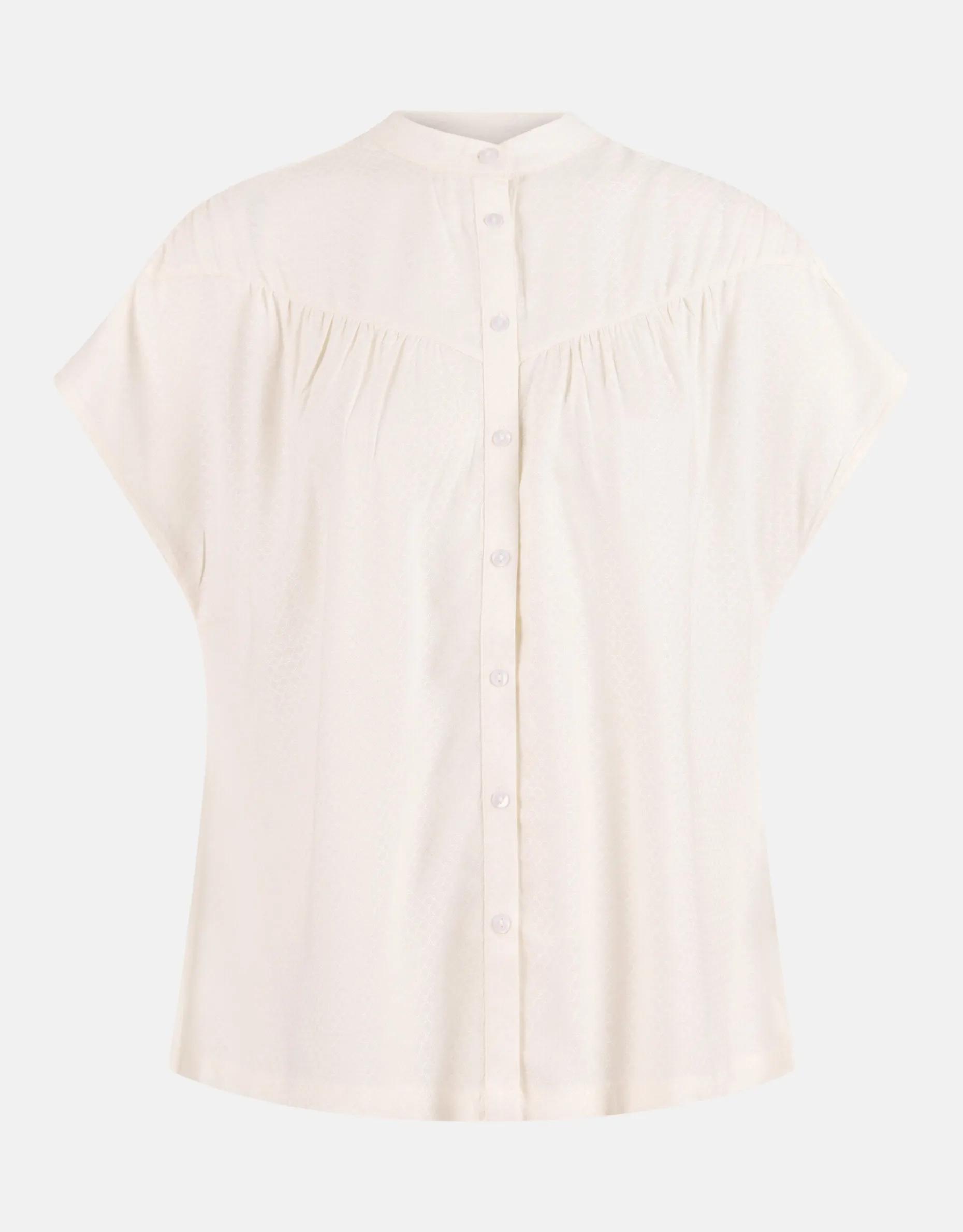Relaxed Fit Top Gebroken Wit