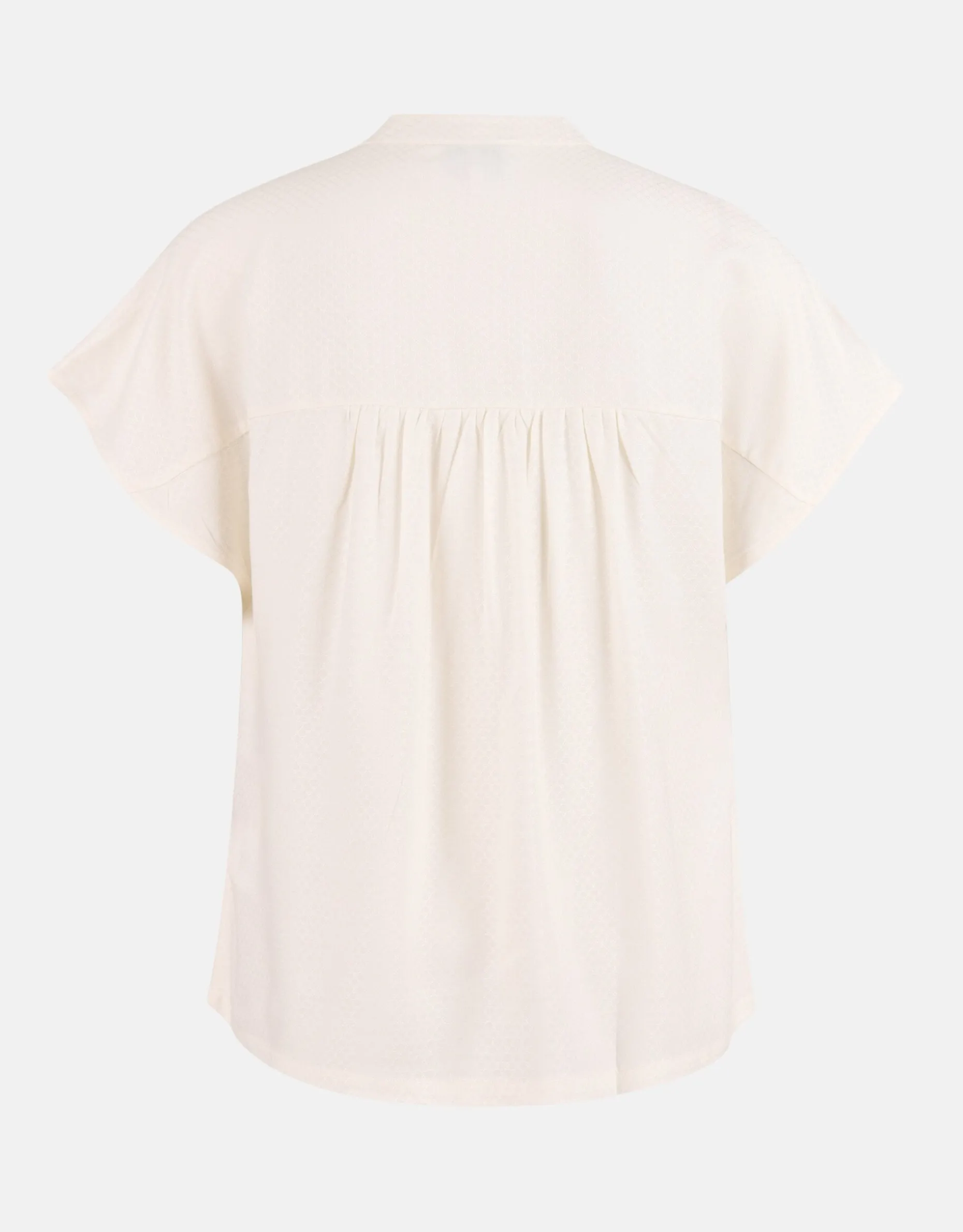 Relaxed Fit Top Gebroken Wit