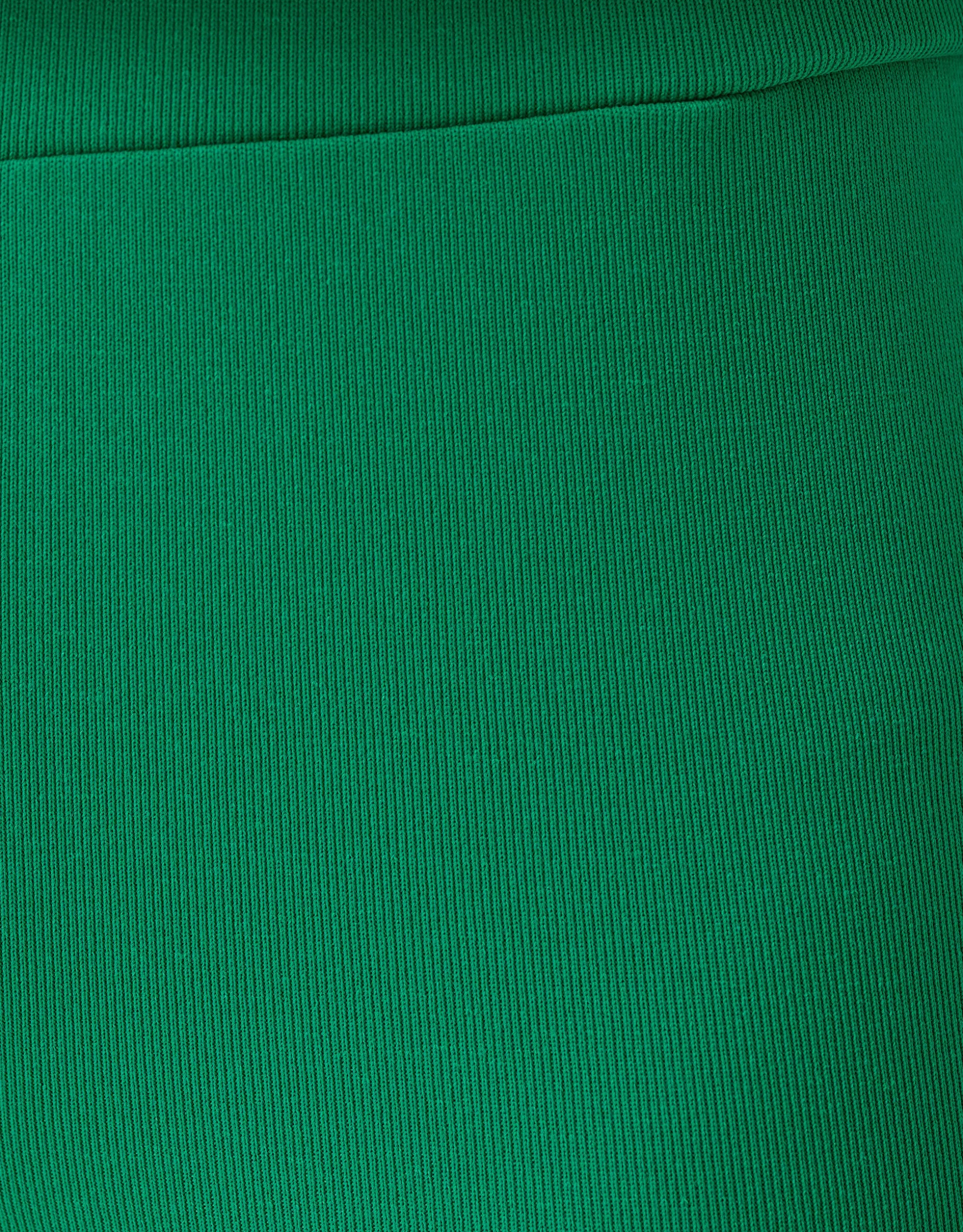 Rib Flared Legging Groen