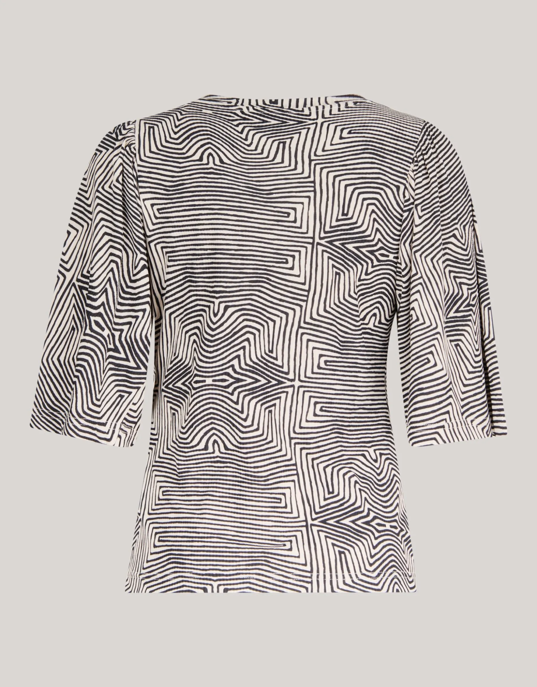 Rib Jersey Ruffle Top