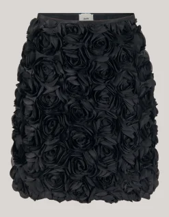 Rozen Mini Rok Zwart